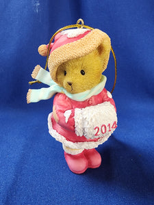 Cherished Teddies "2014 Ornament, You Bring Snuggly Warmth To The Coldest Days"