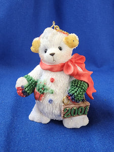 Cherished Teddies "2001 Ornament, Snowbear"
