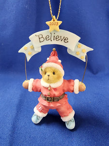 Cherished Teddies "2003 Ornament, Believe"