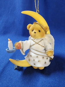 Cherished Teddies "2000 Ornament, Bear Sitting On Moon"