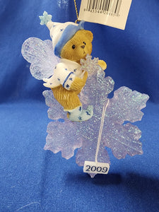 Cherished Teddies "2009 Ornament, May Your Holidays Sparkle"