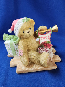 Cherished Teddies "2003 Figurine, Gerard - Welcome All The Sounds Of The Season"