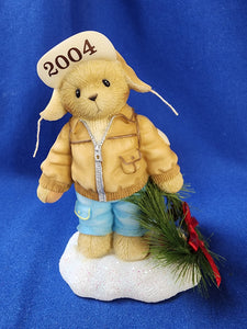 Cherished Teddies "2004 Figurine, Knut - Decorating The Holidays With Happiness"