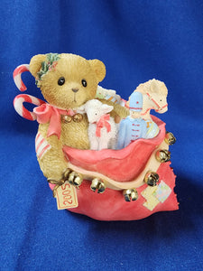 Cherished Teddies "2005 Figurine, Polly - Let There Always Be A Jingle In Your Heart"