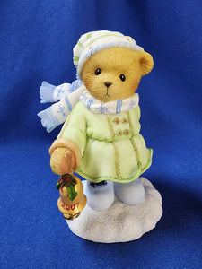 Cherished Teddies "2007 Figurine, RosaLee - May Your Season Ring With Happiness"
