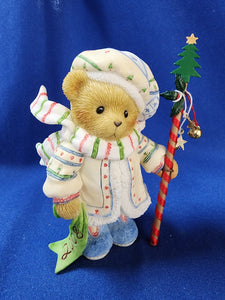 Cherished Teddies "2008 Figurine, Thor - The Beauty Of The Season Stands Before Us"