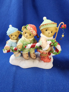 Cherished Teddies "Adam, Karen and Katelyn - Bringing You A Sweet Season"