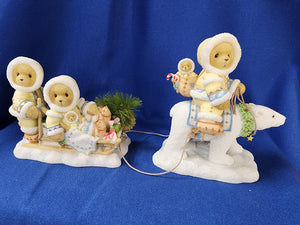 Cherished Teddies "Natasha, Michel and Kitty - On A Journey To Joy And Peace & Sharing The Season Of Joy Together"