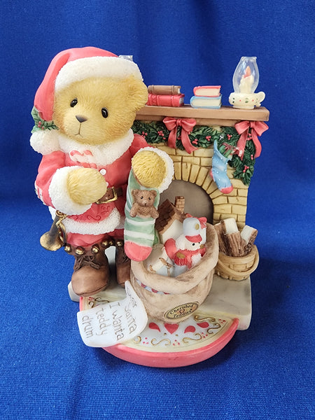 Cherished Teddies エリオット サンタ 手紙 くま 置物 Cherished Teddies エリオット サンタ 手紙 くま 置物 クリスマス 小人
