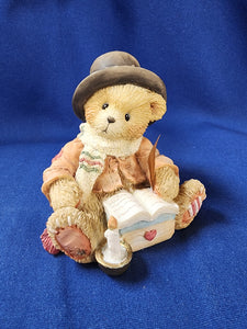 Cherished Teddies "Dickens: Bear Cratchit - And A Merry Christmas To You Mr. Scrooge"