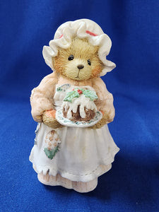 Cherished Teddies "Dickens: Mrs. Cratchit - A Beary Christmas And A Happy New Year!"