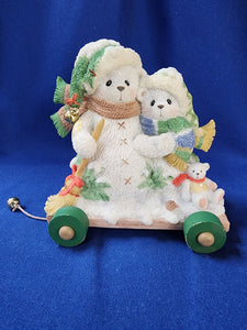 Cherished Teddies "Ursula and Bernhard - In The Winter We Can Build A Snowman"