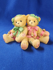 Cherished Teddies "Bonnie and Harold - Ring In The Holidays With Me"