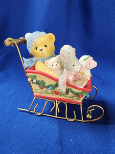 Cherished Teddies "Brian - Look Out Snow! Here We Go!"