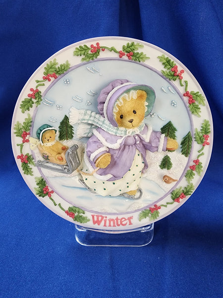 Cherished Teddies Winter & Springプレート Cherished Teddies 