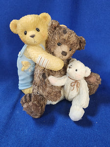 Cherished Teddies "Sawyer and Friends - Hold On To The Past, But Look To The Future"