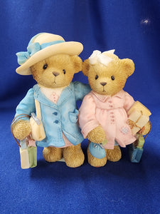 Cherished Teddies "Patty & Peggy - Spending Time With You Is Priceless"