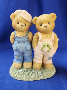 Cherished Teddies "Ernest and Bugsy - Looks Like Trouble Is Just Around The Corner"