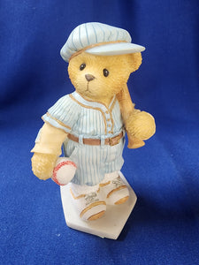 Cherished Teddies "Lou - Take Me Out To The Ball Game"