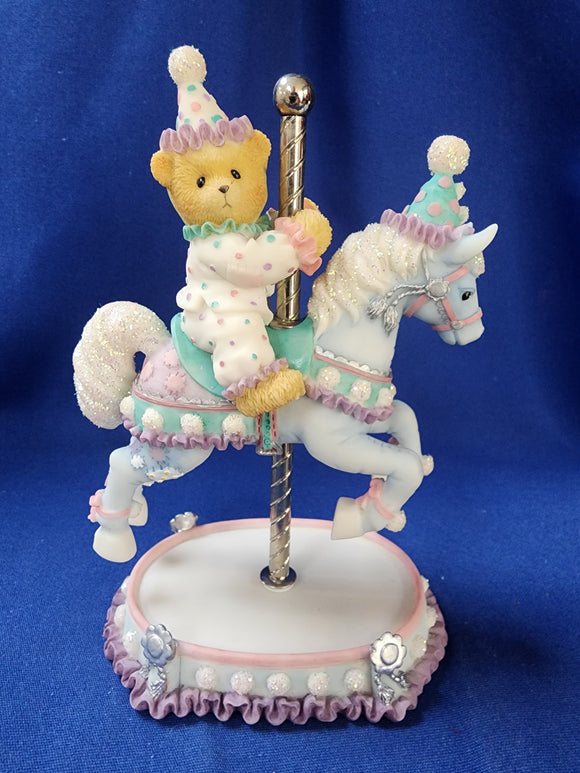 Cherished Teddies Carousel Archie Through Ups And Downs You re Still The Best Friend Around