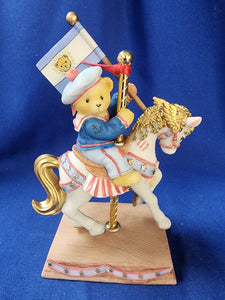 Cherished Teddies "Carousel - Bill - Friends Like You Are Always True Blue"