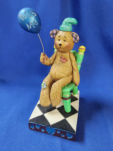 Jim Shore "Max - Bear On Chair With Balloon"