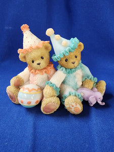 Cherished Teddies "Palmer and Charlene - Clowning Around"