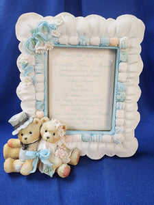 Cherished Teddies "Bride and Groom Invitation Holder"