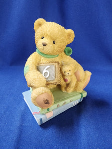 Cherished Teddies "Age 6 - Chalking Up Six Wishes"