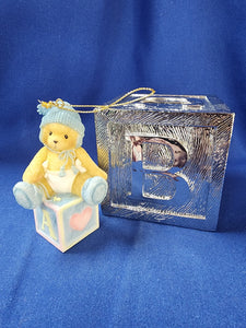 Cherished Teddies "Baby's 1st Ornament with Bank, Boy"