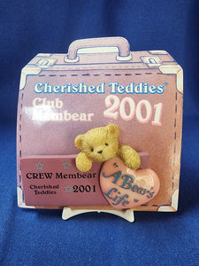 Cherished Teddies "2001 Membear Pin"