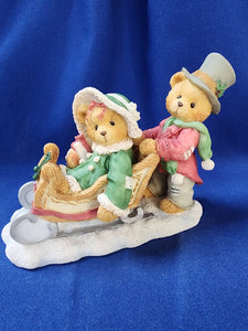 Cherished Teddies "Lindsey & Lyndon (1996 special) - Walking In A Winter Wonderland"