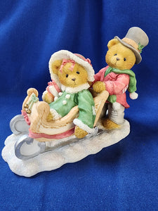 Cherished Teddies "Lindsey & Lyndon - Walking In A Winter Wonderland"