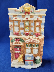 Cherished Teddies "Our Cherished Neighborhood - Winter Post Office Building"