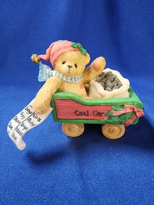 Cherished Teddies "Santa Express- Colin - He Knows If You've Been Bad Or Good"