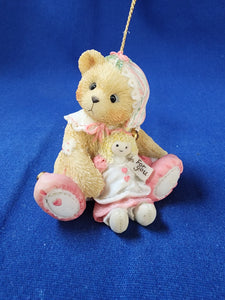 Cherished Teddies "Bear With Doll, Ornament"