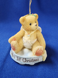 Cherished Teddies "Baby Angel On Cloud, Ornament"