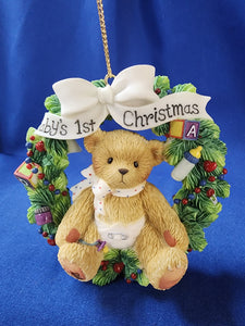 Cherished Teddies "Baby's First Christmas, Ornament"