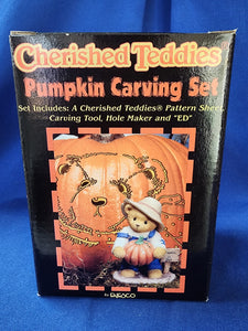 Cherished Teddies "Pumpkin Carving Set"