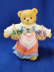 Cherished Teddies "Across The Seas, Sophia (Italy) - Like Grapes On The Vine, Our Friendship Is Divine"