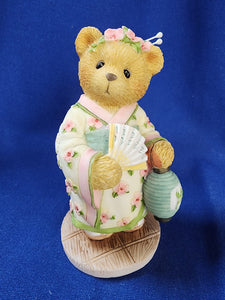 Cherished Teddies "Across The Seas, Machiko (Japan) - Love Fans A Beautiful Friendship"