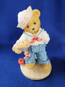 Cherished Teddies "Across The Seas, Bob (USA) - Our Friendship Is From Sea To Shining Sea"