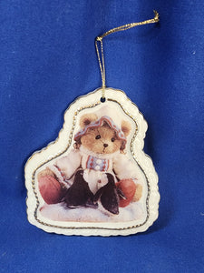 Cherished Teddies "Flat Ornament,  Hugs Of Love And Friendship To You!"