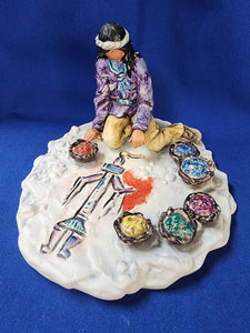 DeGrazia "Pueblo Sand Painter"