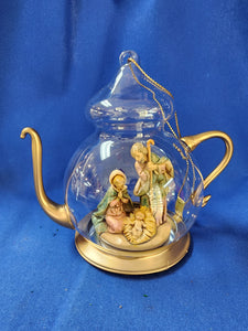 Fontanini "Ornament #56870, holy family, teapot"