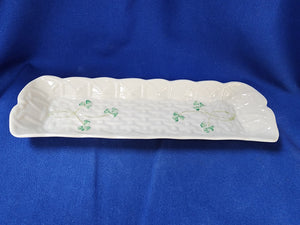 Belleek "Shamrock Mint Tray"