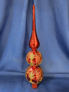 Kurt S. Adler "Red & Gold Finial"