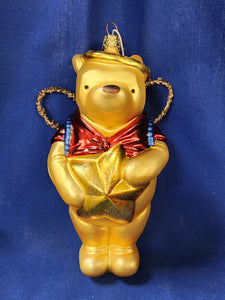 Pooh & Friends "Blown Glass Dated 1998 Ornament"