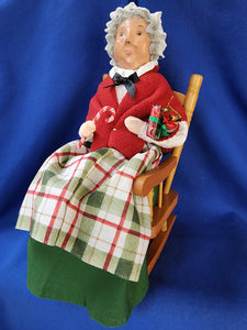 Byer's Choice Carolers "Mrs. Claus on Rocker (2024)"