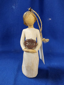 Willow Tree "2010 Ornament, May Hope And Joy Abound"